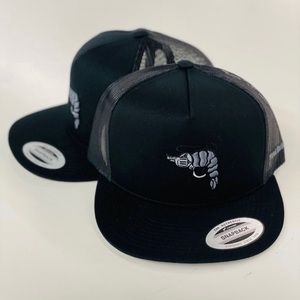 New black pistol shrimp fishing SnapBack hat